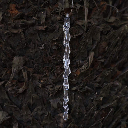 25 pcs icicles Ornament Set - ToBeIT Christmas Decoration Acrylic Clear icicles Set (25pcs Icicle Ornament)