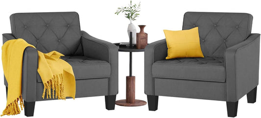 STHOUYN Living Room Chairs Accent Chairs Set of 2, Waiting Room Arm Chairs, Reading Chairs for