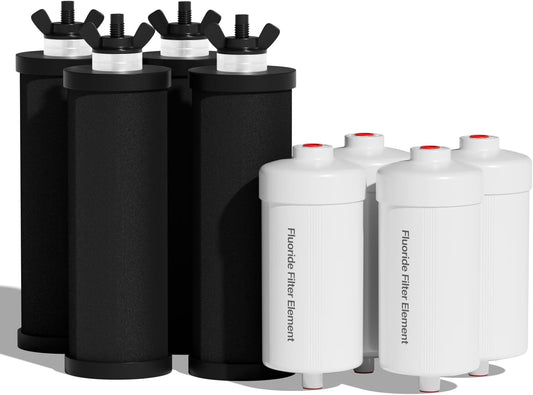Purewell 8-Stage PF-3&FL-2 Purification Elements Set, Replacement Filters for ProOne® and Berkey®