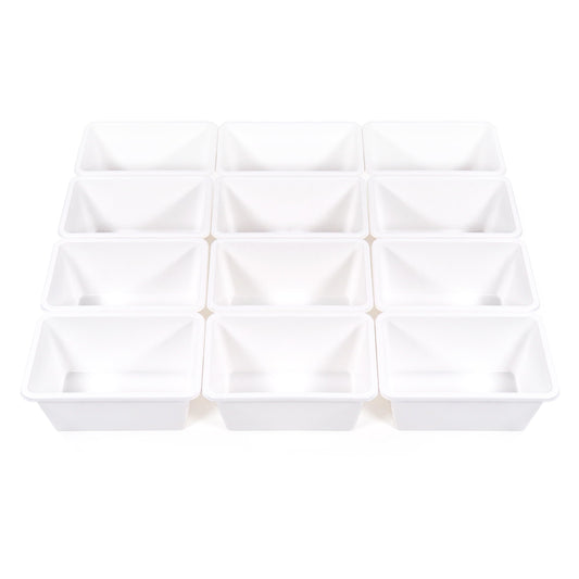 Humble Crew Plastic Storage Bins for Kids, Small Removable Toy Organizer