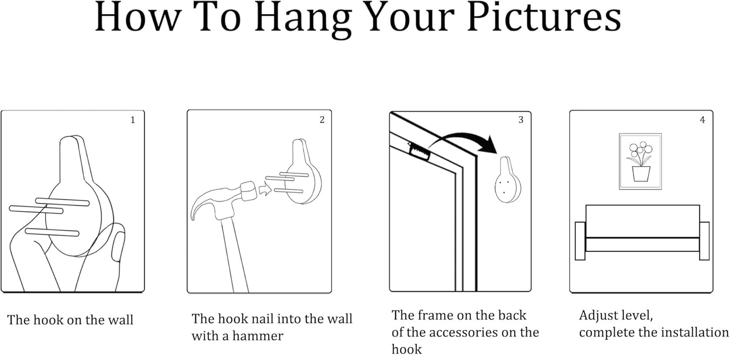 AJAZIKO Landscape Wall Art Moon Framed Canvas Wall Art Large Yellow Living Room Wall Decor Fall Paintings for Bedroom Nature Office Artwork 24×48IN