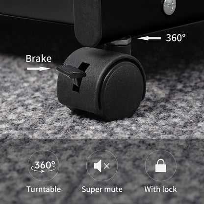 brochure display stand&Foldable Magazine Rack with 5 Pockets for Exhibition and Trade Show (17.7'X14.5'X63')