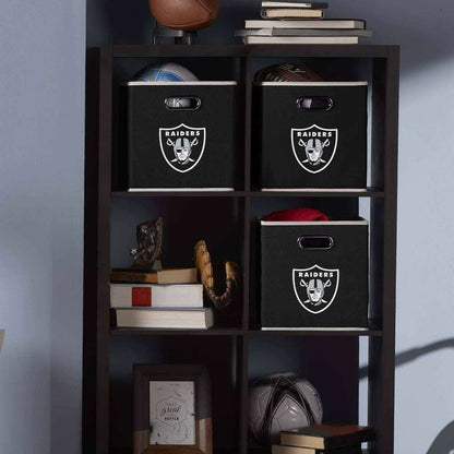 Franklin Sports NFL Oakland Raiders Collapsible Storage Bin