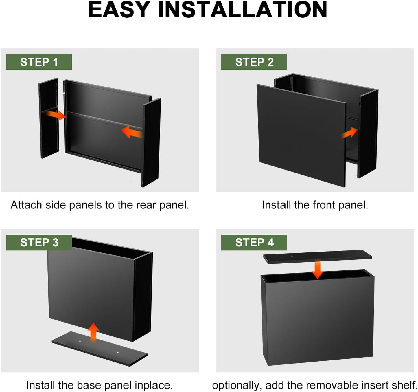 Metal Planter Box, Planter Boxes Outdoor Heavy Duty Metal Garden Planter Spliced Flower Pot with Partitions, All-Weather Use with Drainage Holes for Patio/Porch-35.43"x 27.55"x 11"