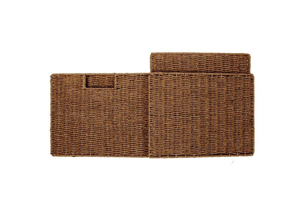 Trademark Innovations Foldable Storage Basket with Iron Wire Frame (Set of 2)