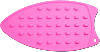 Bringsine Silicone Iron Rest Pad for Ironing Board Hot Resistant Mat(Hot Pink)