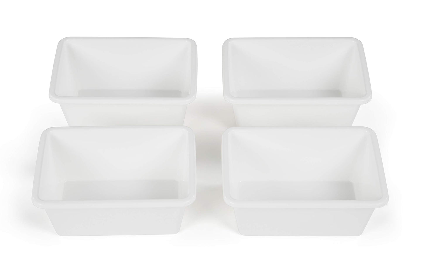 Humble Crew Plastic Storage Bins for Kids, Small Removable Toy Organizer