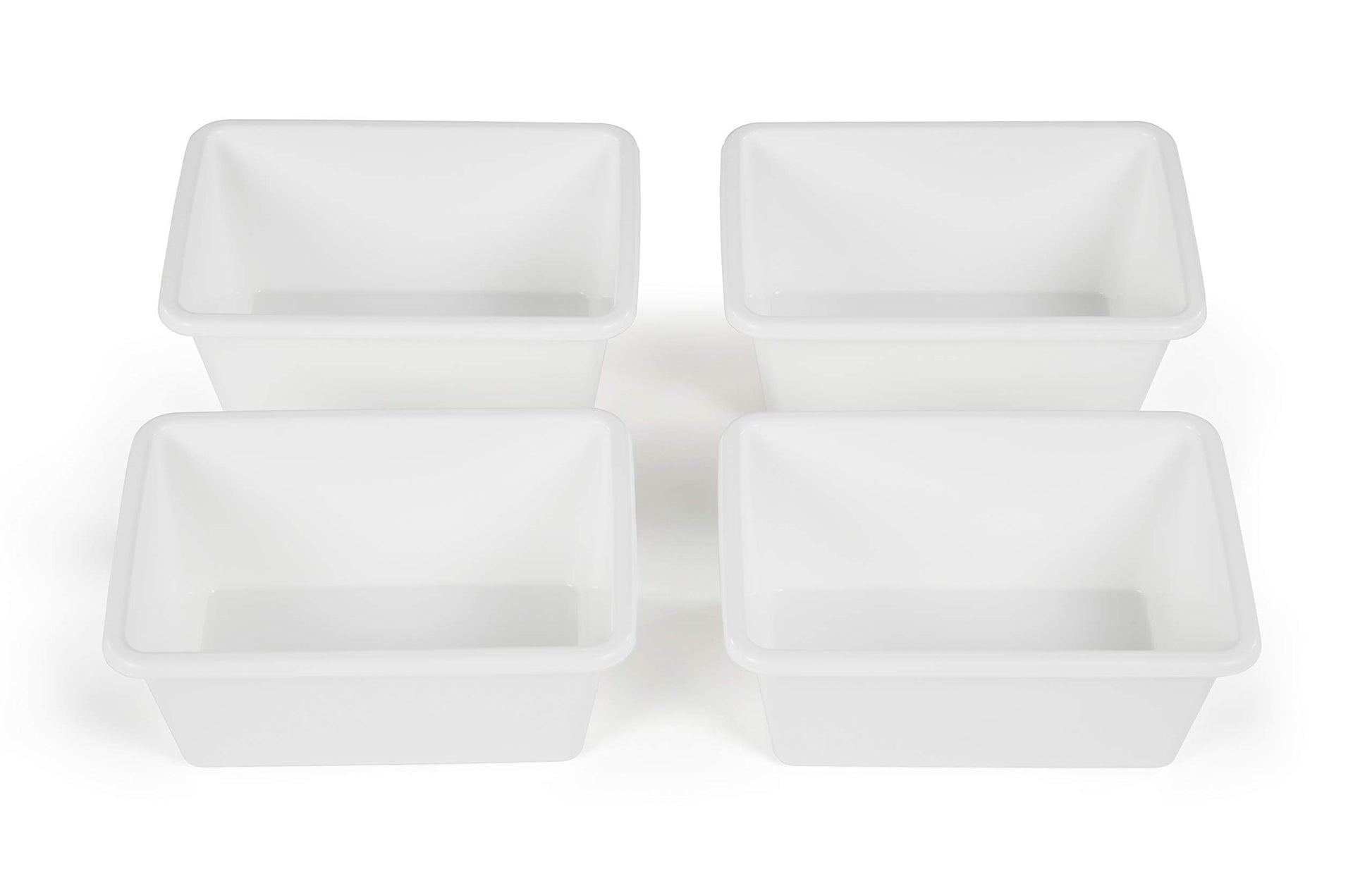 Humble Crew Plastic Storage Bins for Kids, Small Removable Toy Organizer