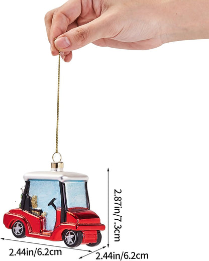 Hanging Christmas Ornaments, 2025 Glass Blown Christmas Tree Ornaments, Blue Christmas Tree Decorations, Funny Gifts & Home Decor, Car