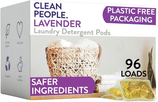 The Clean People Laundry Detergent Pods - Hypoallergenic Laundry Pods - Ultra Concentrated