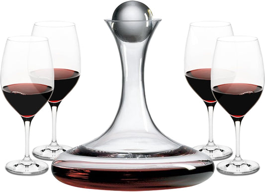 Ravenscroft Crystal | European-Made Decanter Gift Set |1 Handblown Decanter with Stopper (65 Fl Oz)