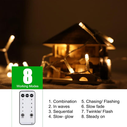 Brightown Christmas Icicle Lights Outdoor, 66 Feet 138 Drops with 736 LED, 8 Modes Waterproof Connectable Twinkle Fairy String Light for Christmas Thanksgiving Hanging Icicles (Warm White)