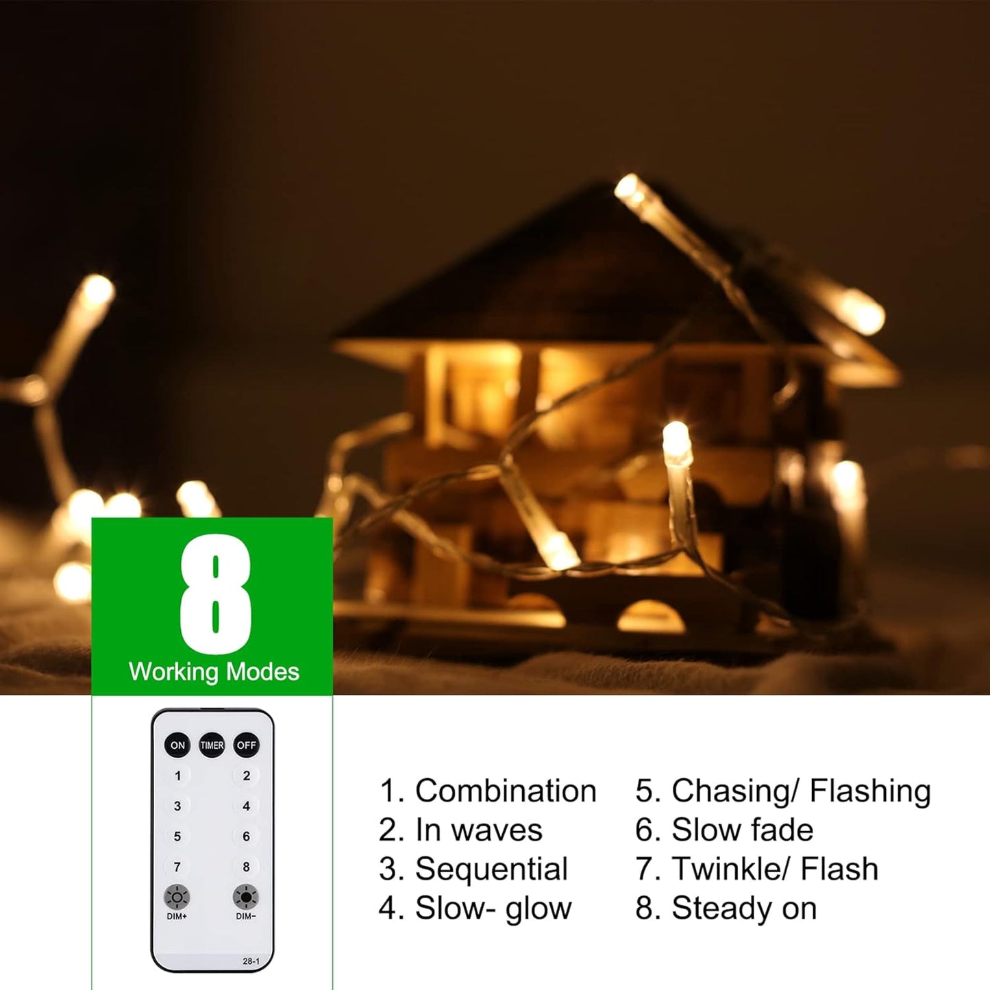 Brightown Icicle Lights Outdoor, 2 Packs Total 132Ft with 276 Drops, 1472 LED Icicle Christmas Lights with Timer, Warm White