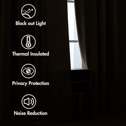 MIULEE Velvet Curtains 84 inches - Pinch Pleated Luxury Room Darkening Curtains for Bedroom Living Room Blackout Thermal Insulated Super Soft Window Drapes Rod Pocket, Camel Beige, 2 Panels