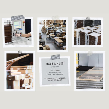 HAUS AND HUES Beige Wood Oak 12x16 Picture Frame, Set of 3 - Modern Wood Wall Art Display - Lightweight 12x16 Frame Set of 3 for Art Prints, Photos, Posters - Ready-to-Hang Vertically & Horizontally