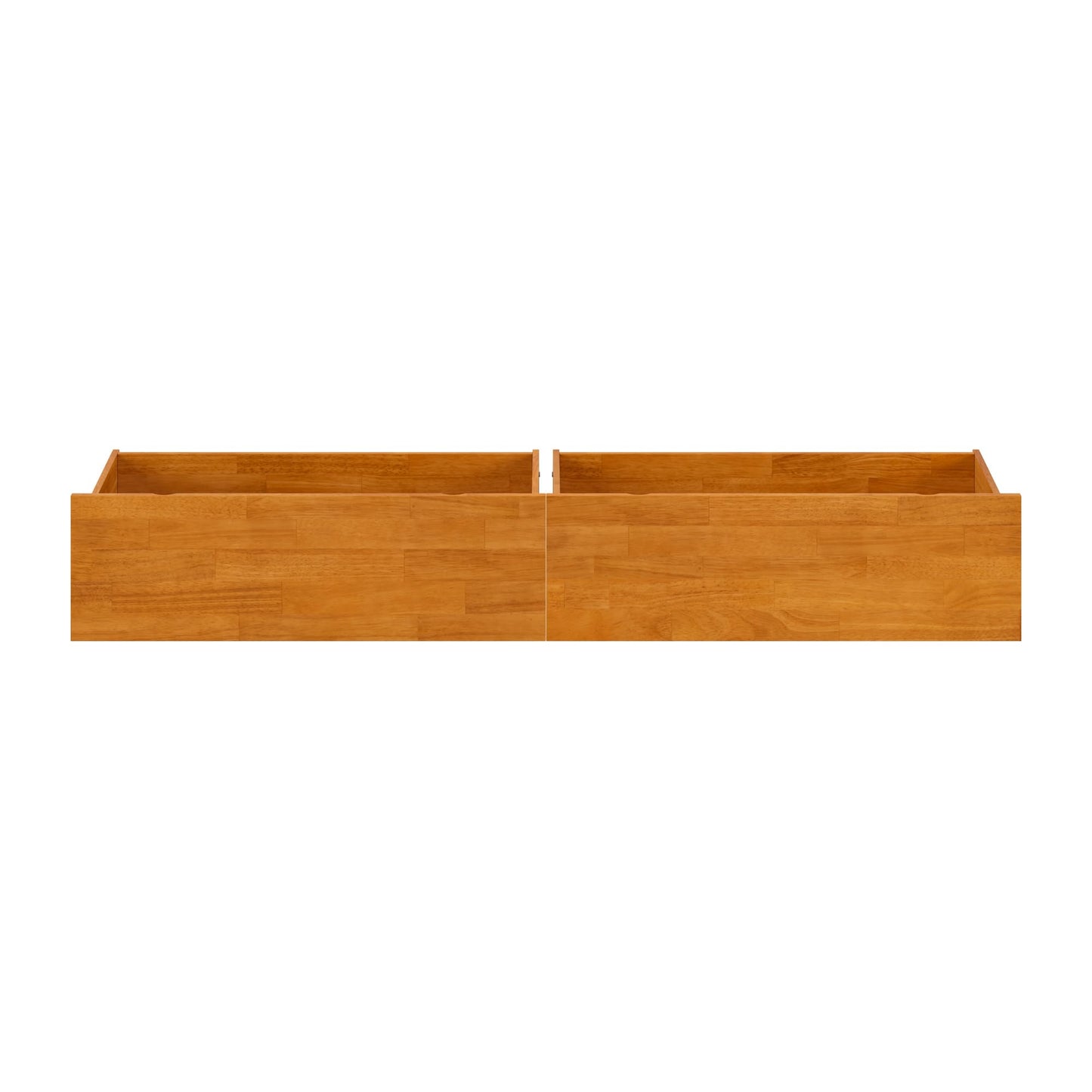 AFI Twin/Full Under Bed Storage Drawers (Set of 2), Light Toffee