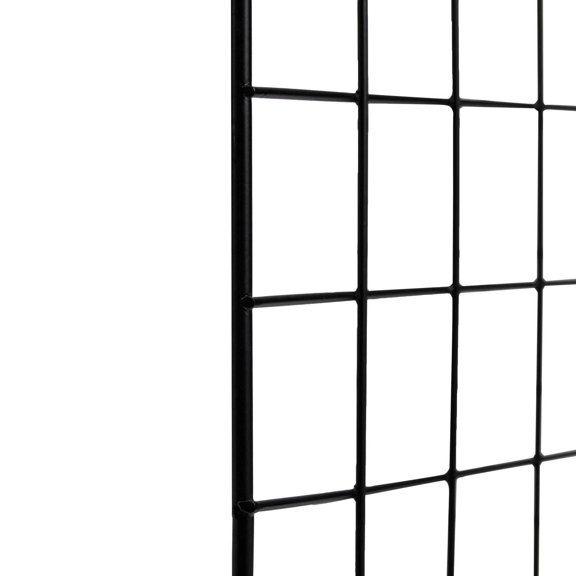 Amazon Basics 6-Cube Wire Grid Stackable Storage Organizer, Metal Shelving Unit, No-Tool Assembly