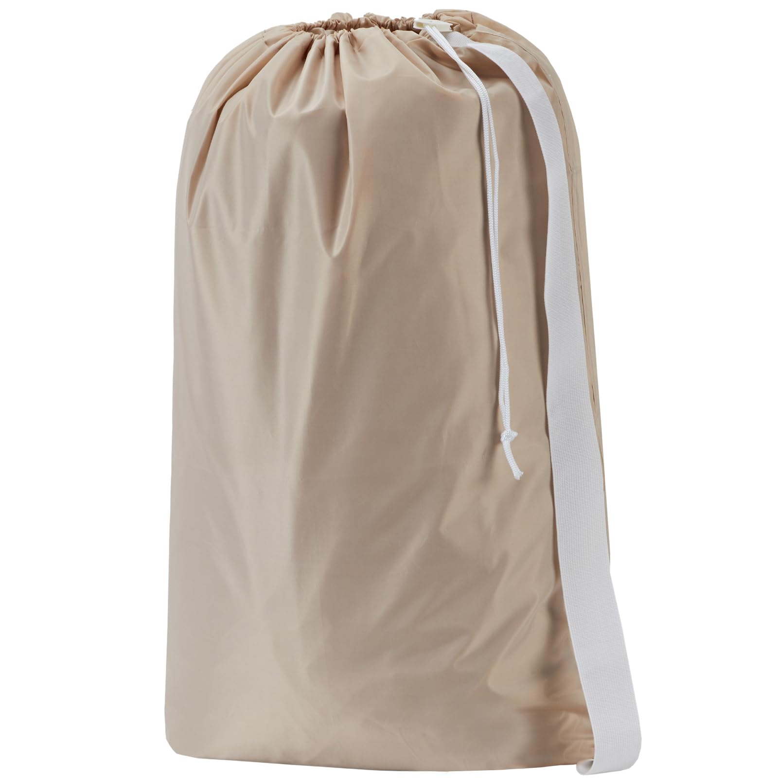 HOMEST XL Nylon Laundry Bag with Strap, Large Dirty Clothes Organizer, Easy Fit a Laundry Hamper or