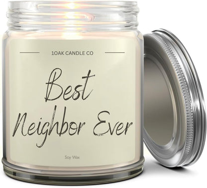 1OAK Vanilla Candle - Best Neighbor Gift for Christmas and Housewarming - Thank You Present for Women and Men