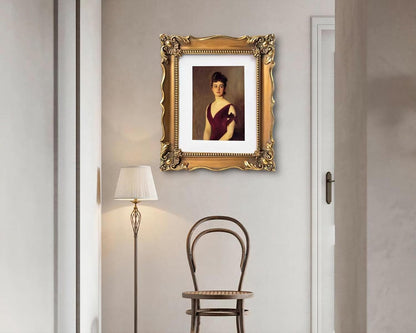 Vintage 8x10 Picture Frame with Embossed Flower, Ornate Gold Frame for 8x10 or 5x7 Photos with White Mat, Antique Photo Frame for Tabletop & Wall Hanging (Bronze)