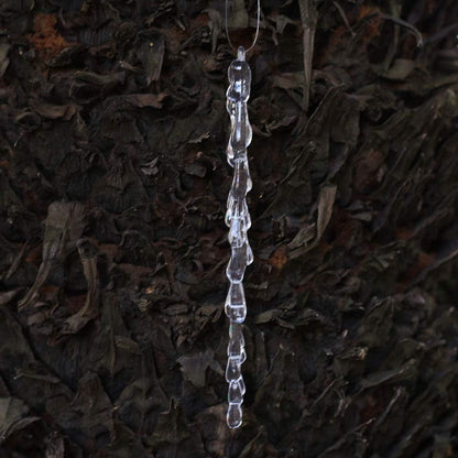 ToBeIT Chrismtas Tree icicles 50 pcs Acrylic Icicle Ornament Set for Chrismtas Decoration(50pcs Icicle)