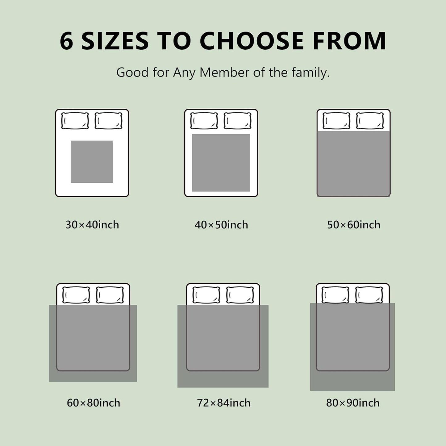 L'AGRATY Chunky Knit Blanket Throw: 80''x90'' Chenille Chunky Knitted Throw Blanket for Bed Couch - Handmade Thick Big Cable Knit Blanket - Large Chunky Crochet Blanket for Home Decor(Sage Green)