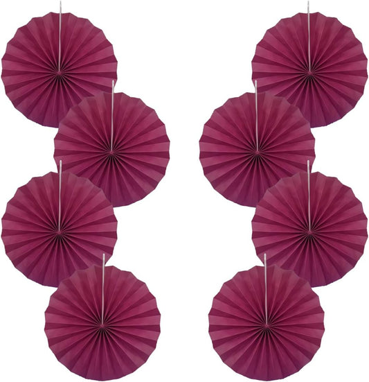 Red Party Decorations,Paper Decorations for Party,Girls Party Decorations Party Paper Fans Bulk