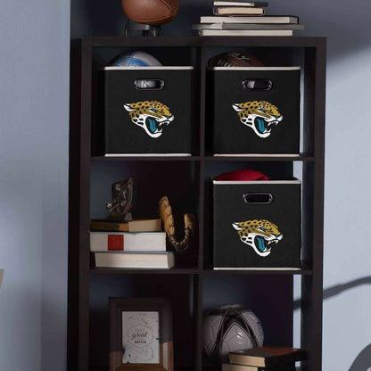 Franklin Sports NFL Jacksonville Jaguars Collapsible Storage Bin
