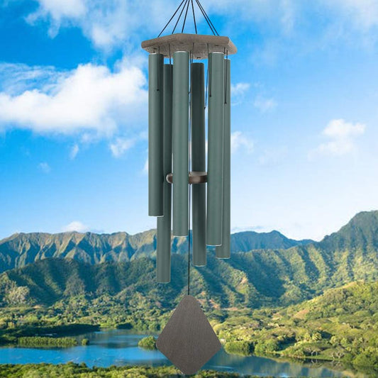 Wind Chimes Outdoor Large Deep Tone, 44 Inches Sympathy Wind Chimes Tuned Soothing Melody, Memorial