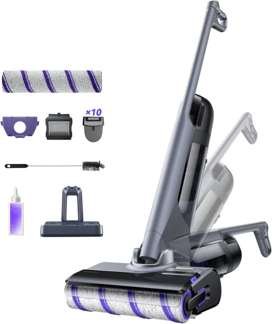 NARWAL S30 Pro Wet Dry Vacuum Cleaner with 20000Pa Suction, Cordless Vacuum Mop for Hard Floors