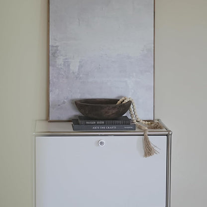 Hand Carved Wooden Decorative Bowl for Home Entryway Decor, Wood Centerpiece Bowl for Coffee Table Decor, Wood Dough Bowl for Farmhouse Decor (Brown)