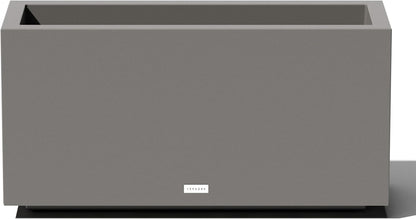 Veradek Block Series Long Box Planter - Large Rectangular Planter for Indoor or Outdoor Patio/Porch | Durable All-Weather Use with Drainage Holes | Modern Décor for Tall Plants, Flowers or Shrubs