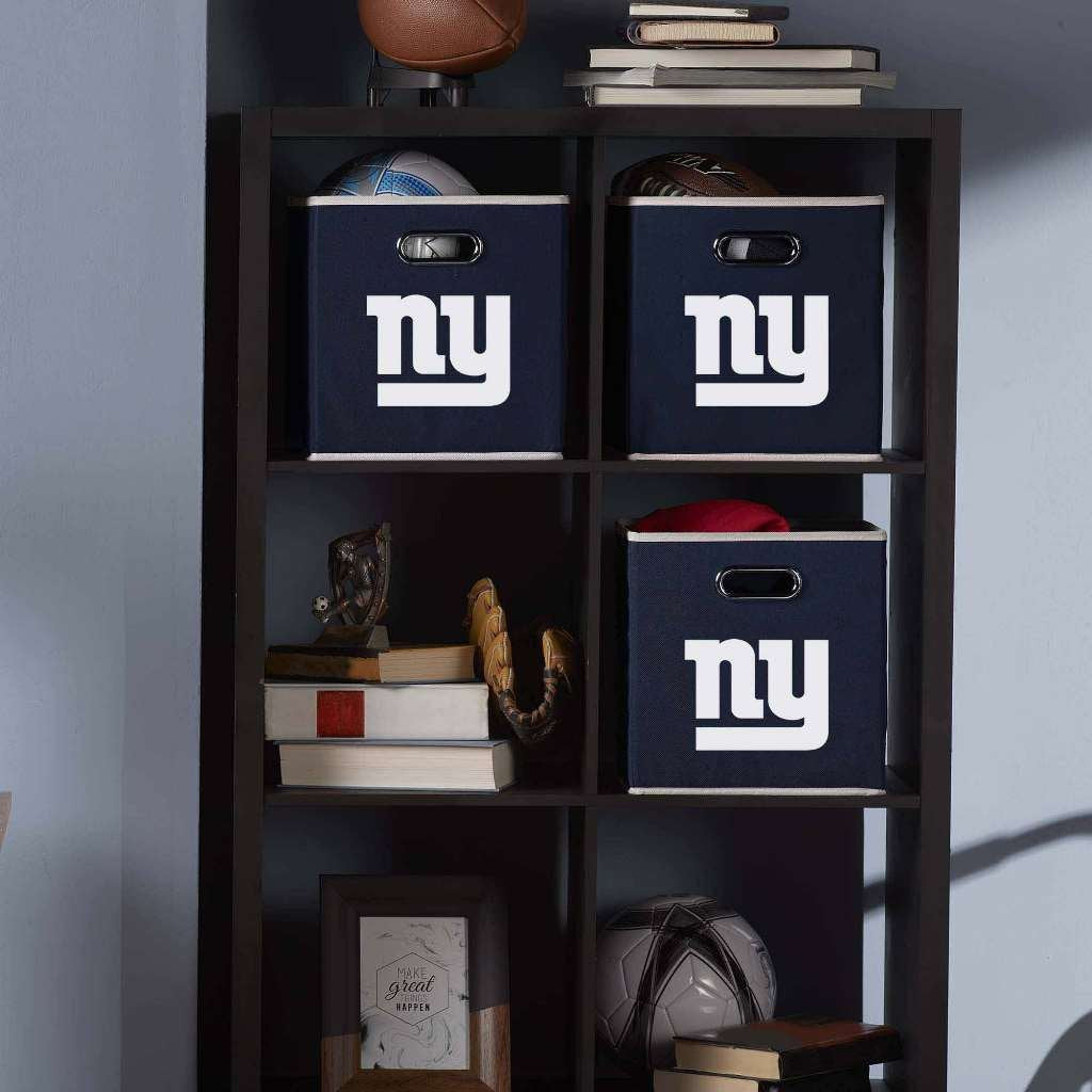 Franklin Sports NFL New York Giants Collapsible Storage Bin