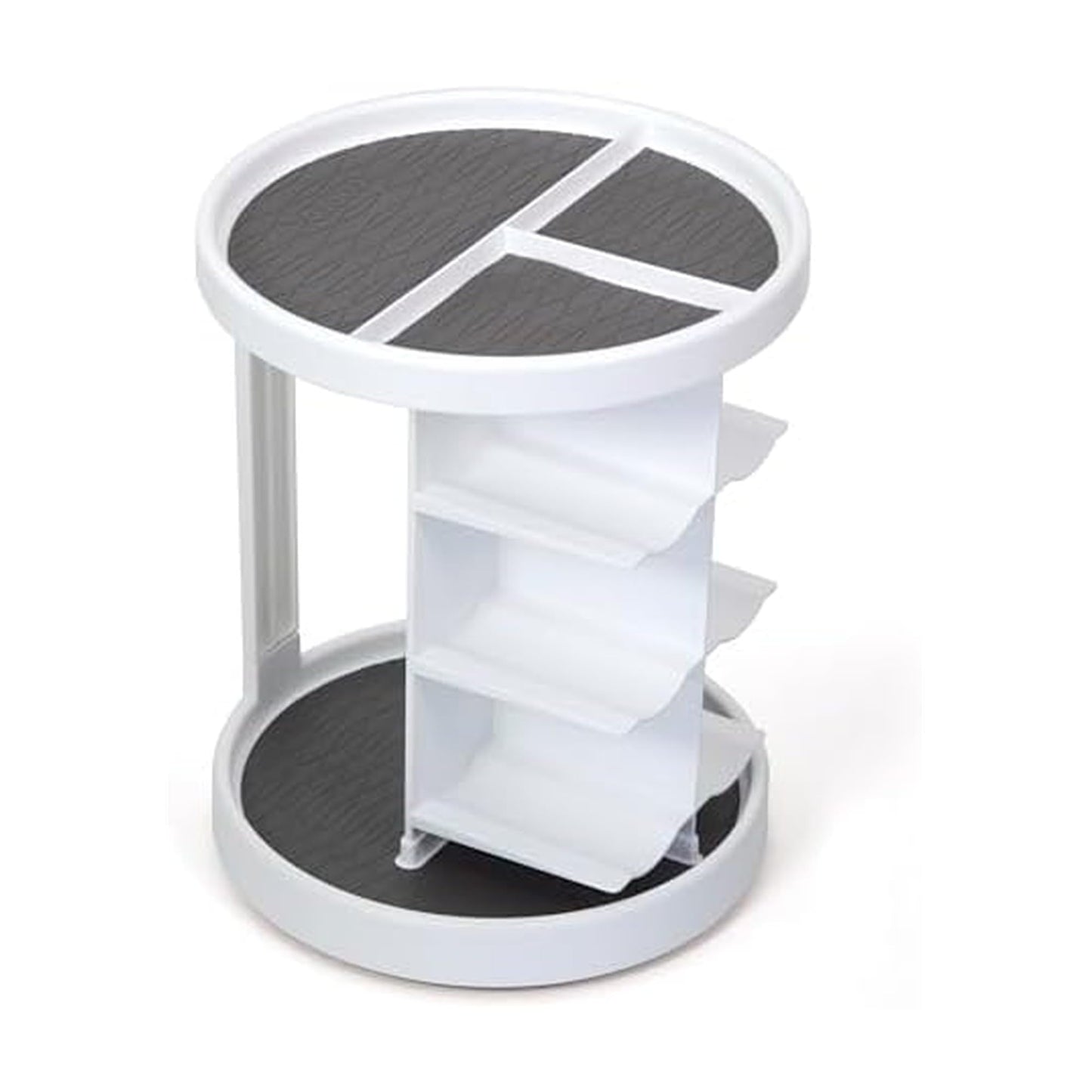 Copco 2-Tier Lazy Susan Turntable Organizer for Cabinet, Pantry, and Counter - Rotating Vitamin