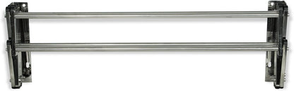 AERO W Racks Stainless Steel Wall Mounted Collapsible Laundry Clothes Drying Rack 45 Pound Capacity 11 Linear Ft