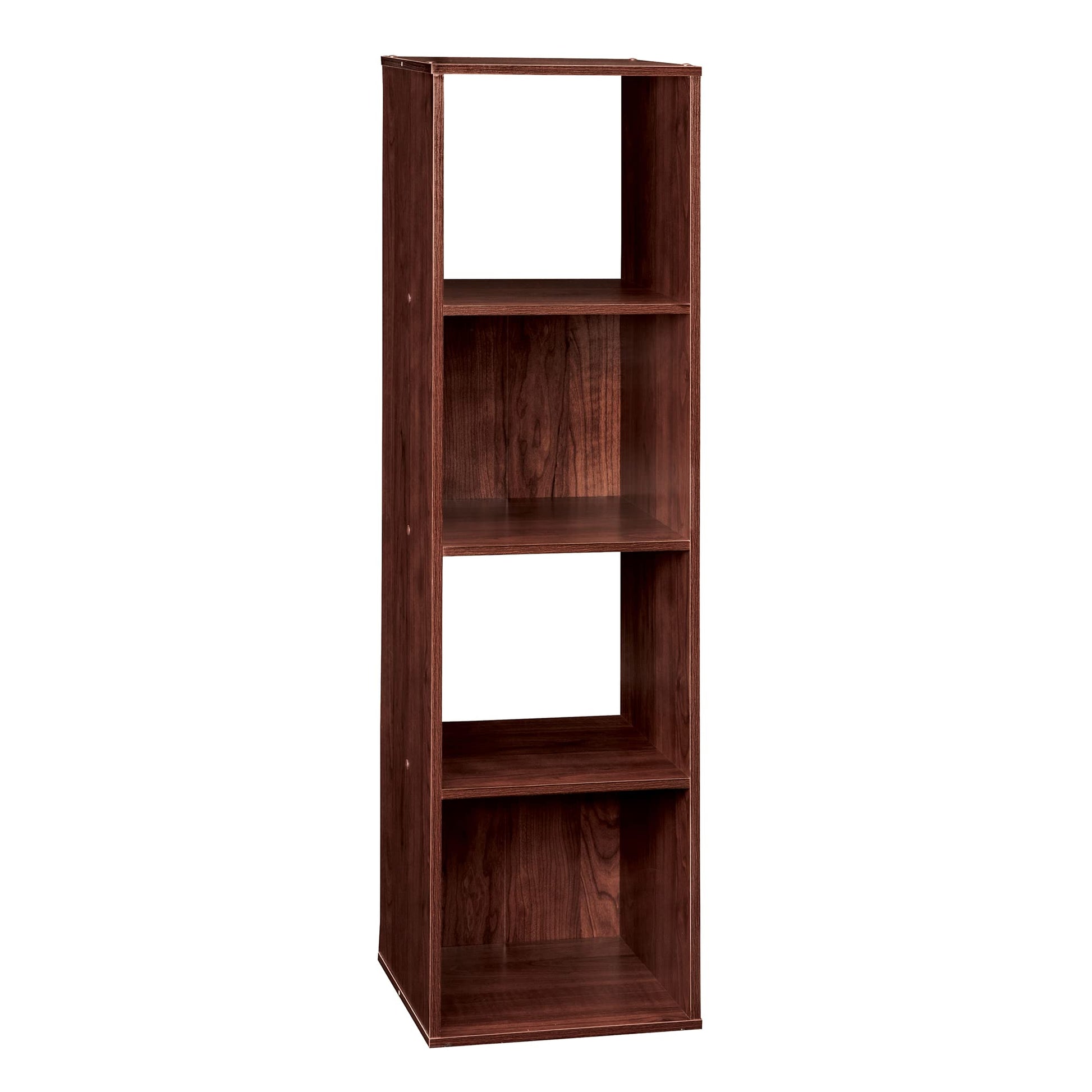 ClosetMaid Cubeicals 4 Cube Storage Shelf Organizer Bookshelf, Stackable, Vertical or Horizontal