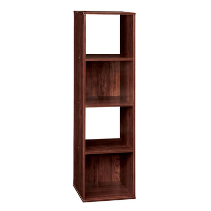 ClosetMaid Cubeicals 4 Cube Storage Shelf Organizer Bookshelf, Stackable, Vertical or Horizontal
