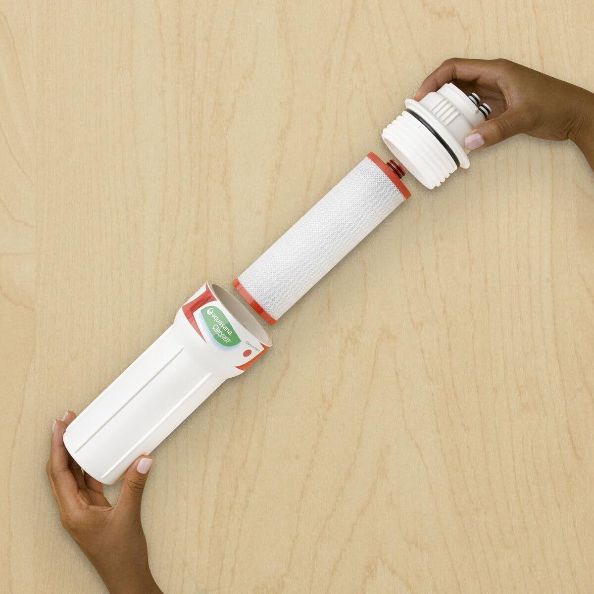 Aquasana Replacement Filter Cartridges for 3-Stage Max Flow Claryum Under Sink Water Filtration System - Filters 99% Of Chlorine - 3 Count - AQ-5300+R