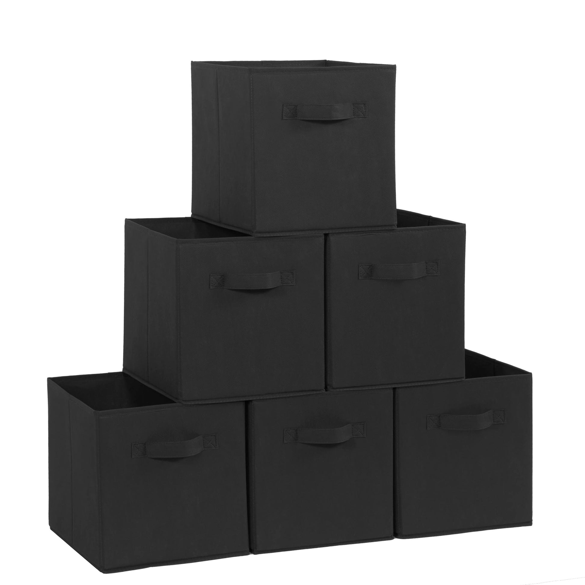 STORAGEIDEAS Storage Cubes, 11 Inch Cube Storage Bins, Set of 8, Fabric Foldable Storage Bins With