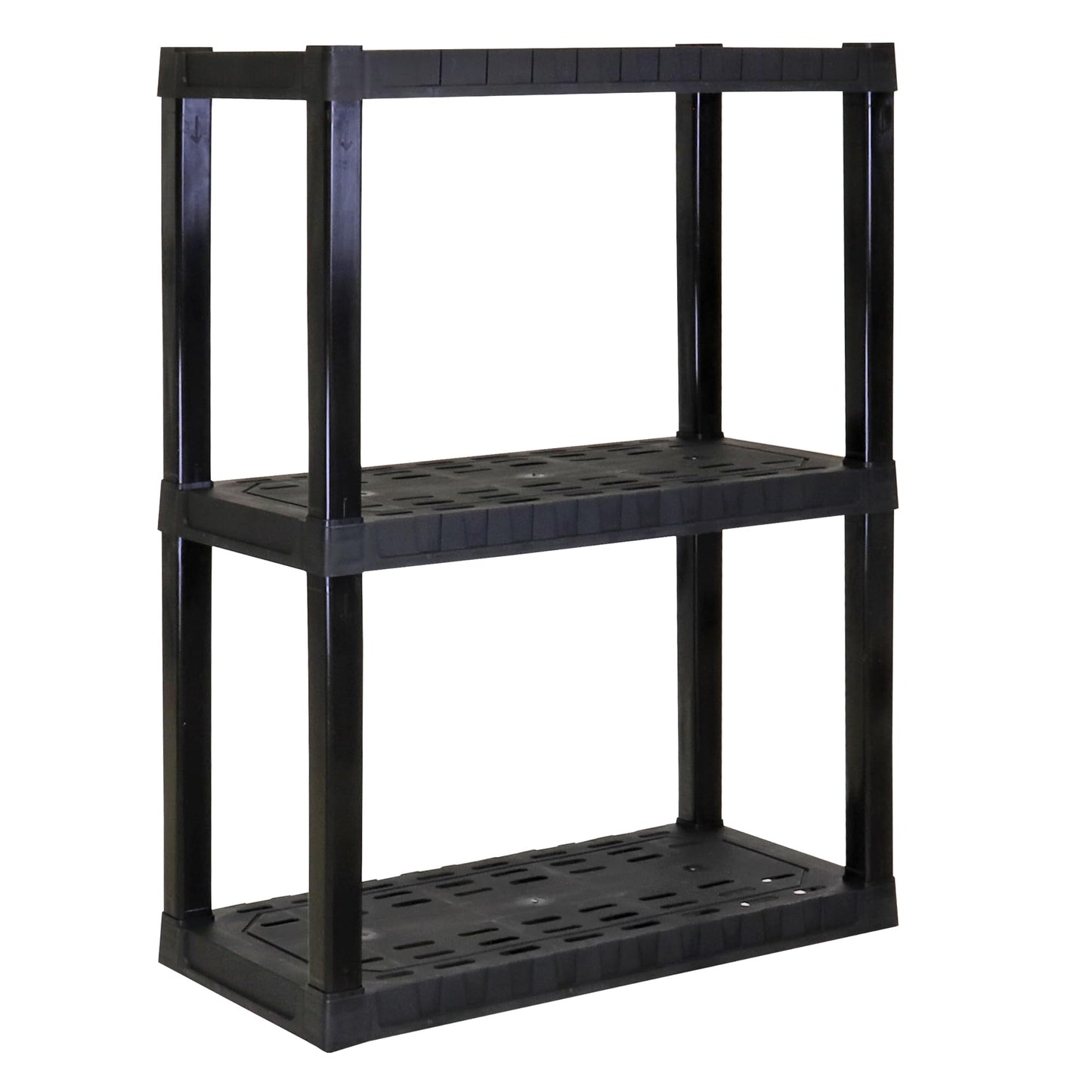 Oskar Heavy Duty Plastic Storage Shelves- for Garage, Kitchen, Bathroom Basement Kids Room