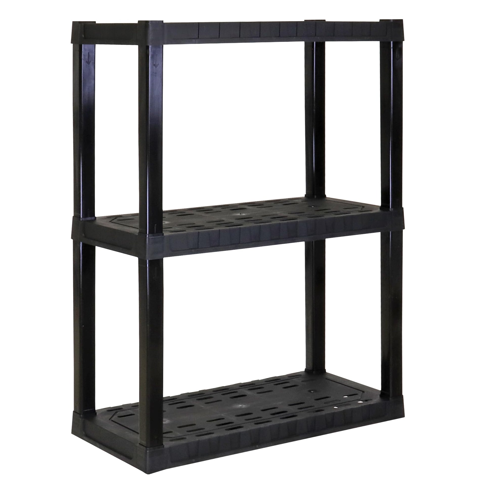 Oskar Heavy Duty Plastic Storage Shelves- for Garage, Kitchen, Bathroom Basement Kids Room