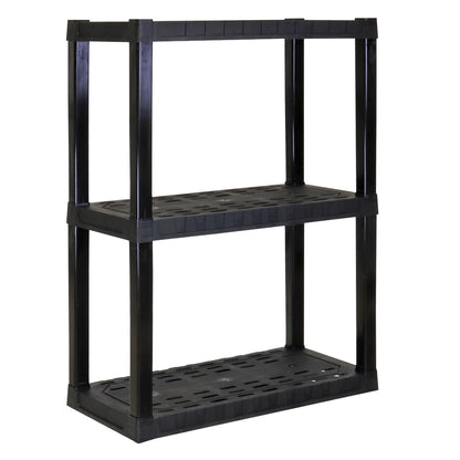 Oskar Heavy Duty Plastic Storage Shelves- for Garage, Kitchen, Bathroom Basement Kids Room