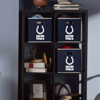 Franklin Sports NFL Indianapolis Colts Collapsible Storage Bin