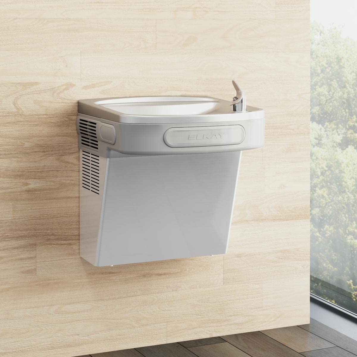 Elkay Wall Mount Hands-Free Activation ADA Cooler Filtered Refrigerated Stainless