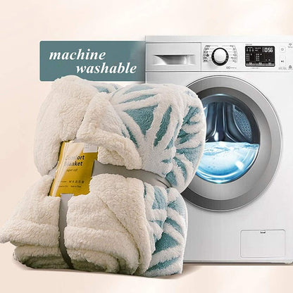 UKELER Navy Blue Flannel Sherpa Throw 60'' x 50'' New Blanket Ultra Plush Lightweight Throw Blanket Luxury Soft Warm Fuzzy Blanket Throws for Bed/Couch/Sofa/Office/Camping