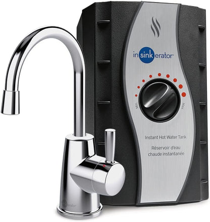 InSinkErator Stainless Steel Tank, H250C-SS HOT250 System, Single-Handle Faucet in Chrome with2/3-Gallon Instant Hot Water Dispenser