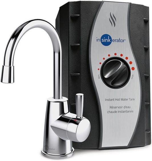 InSinkErator Stainless Steel Tank, H250C-SS HOT250 System, Single-Handle Faucet in Chrome