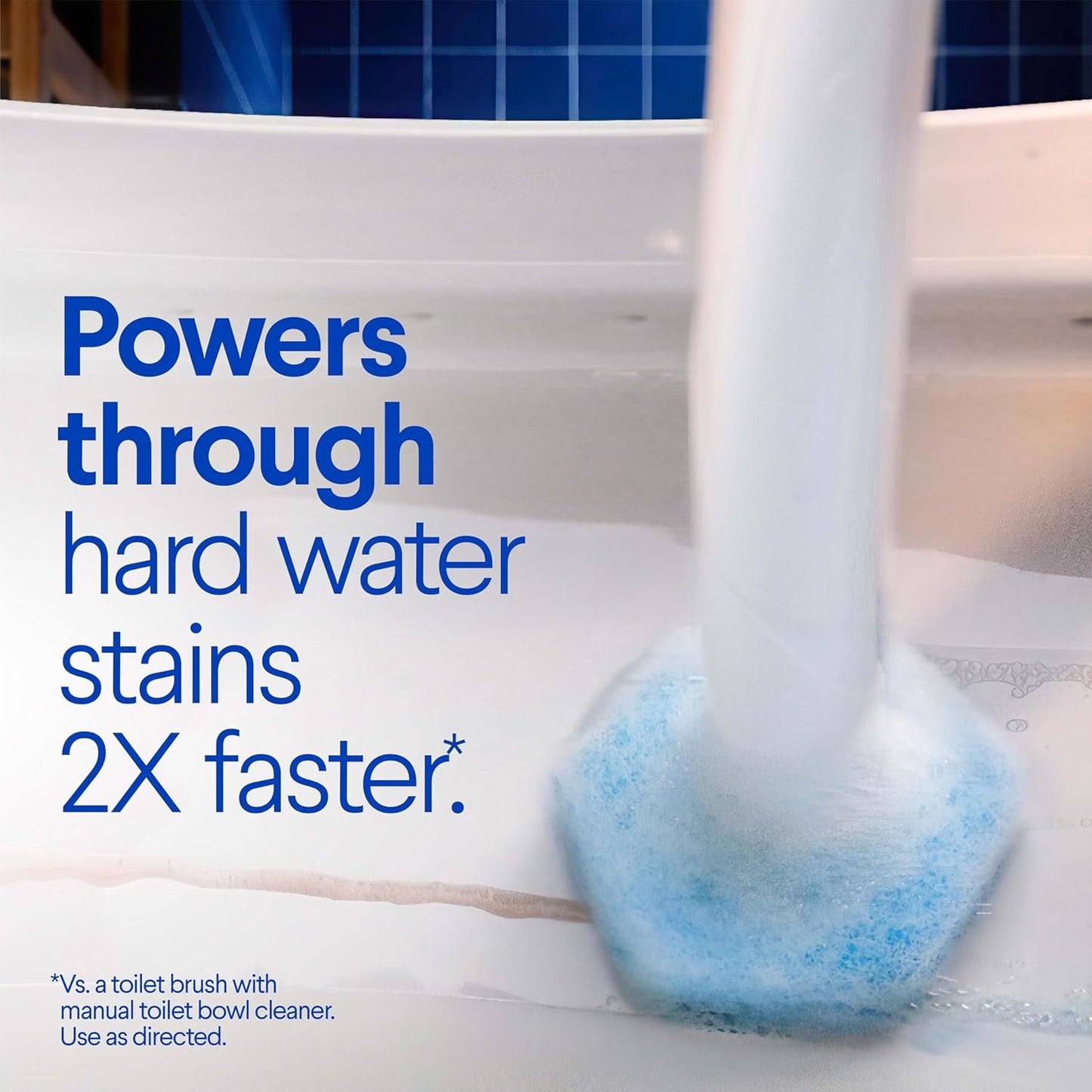 All-in-One Disposable Toilet Wand Cleaning System with Refill Pads, No-Touch Toilet Brush Kit with Storage Caddy, Deep Cleaning Bathroom Solution