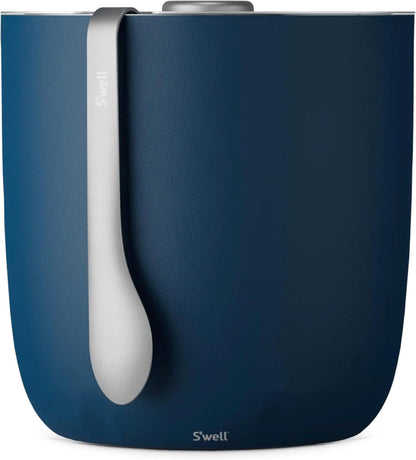 S'well Ice Bucket with Tongs, 68oz, Azurite