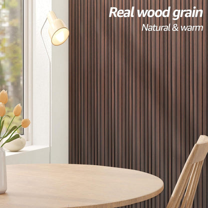 Art3d WPC Wainscoting Panels, 16-Pack 48 x 6 Inch 3D Wall Accents for Interior Wall Decor, Living Room, Bedroom, Black